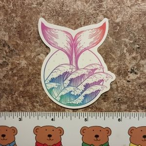10/$10 Ocean Beach Mermaid Whale Tail Surf Phone Bottle Laptop Decal Sti…